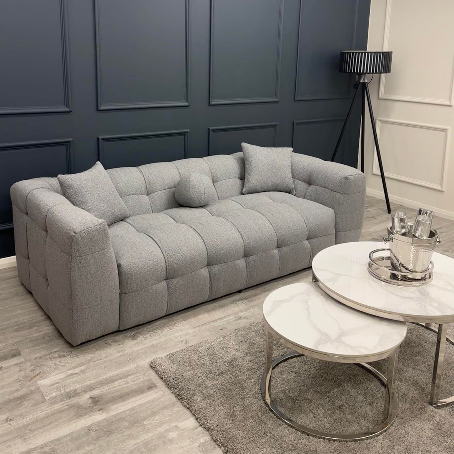 Bubble Boucle 3 Seater Sofa