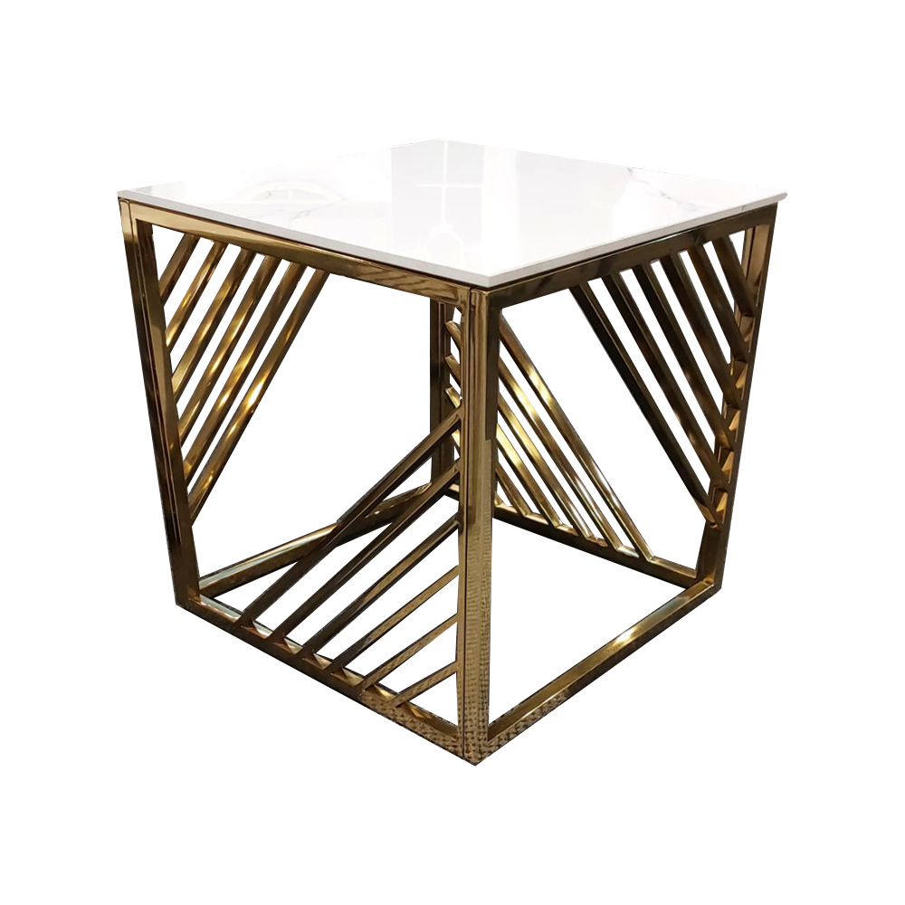 Azure Gold Lamp Table