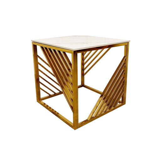 Azure Gold Lamp Table