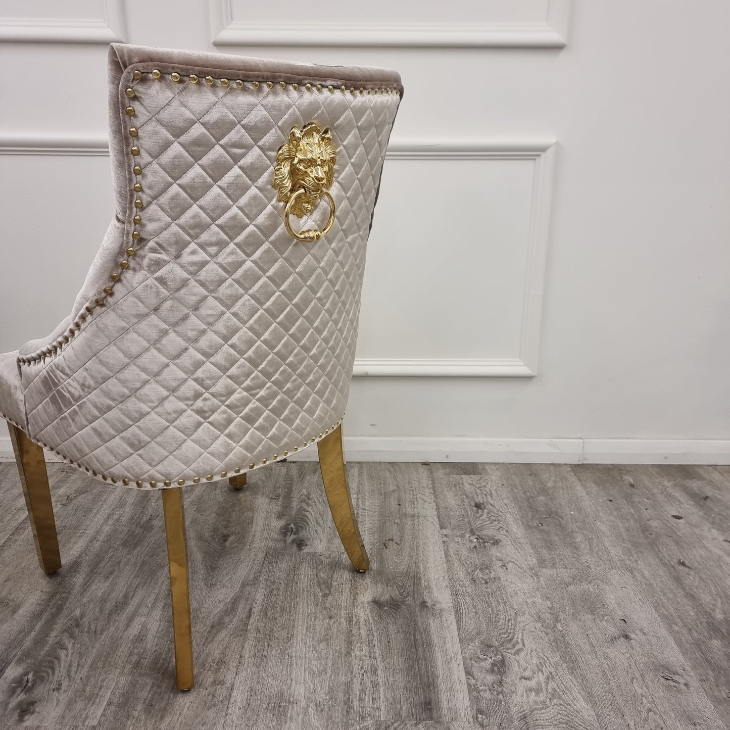 Bentley Velvet Gold Dining Chair