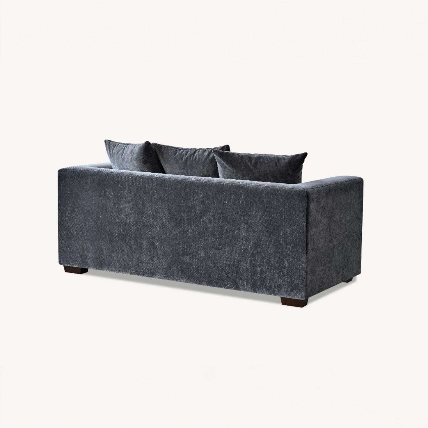 Aluxo Gramercy Sofa Range in Steel Velvet