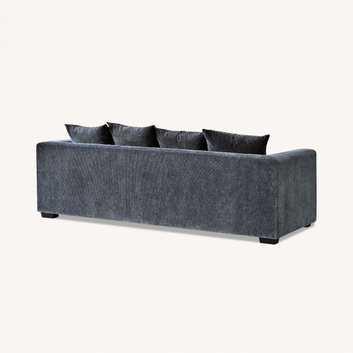Aluxo Gramercy Sofa Range in Steel Velvet