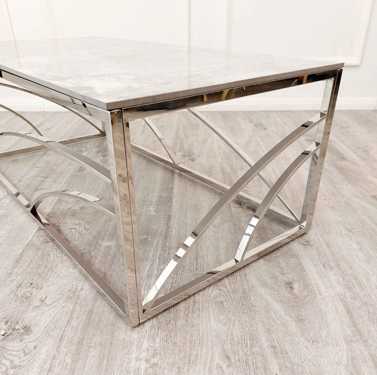 Stella Chrome Coffee Table