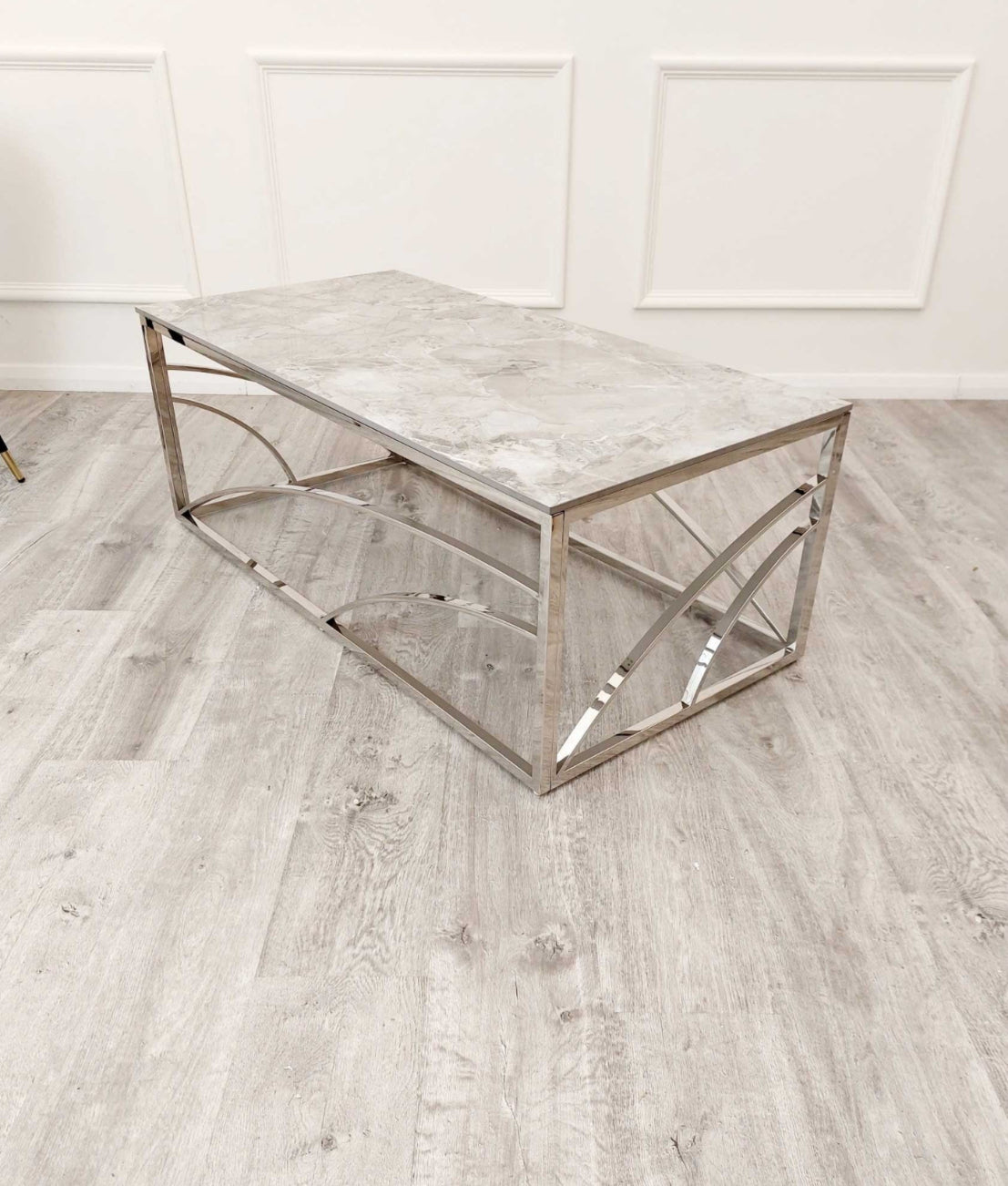 Stella Chrome Coffee Table