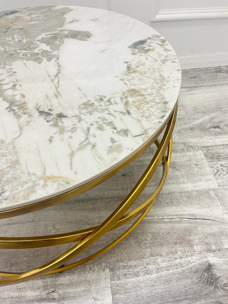 Spiro Sintered Stone Coffee Table