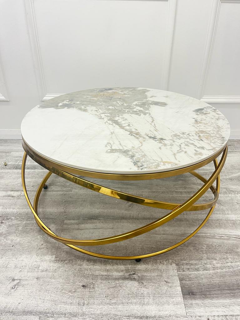 Spiro Sintered Stone Coffee Table