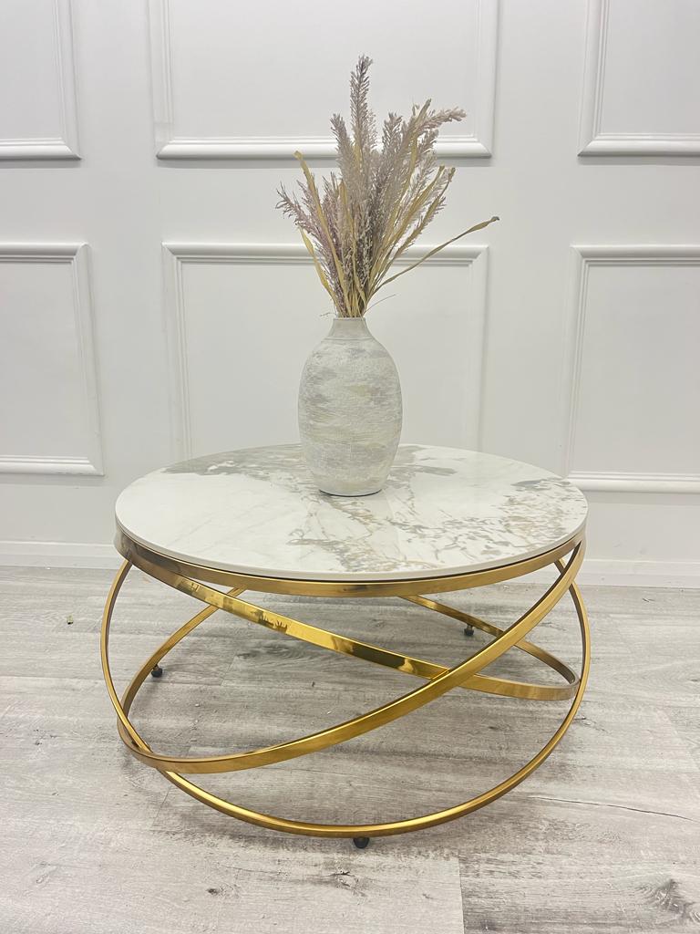 Spiro Sintered Stone Coffee Table