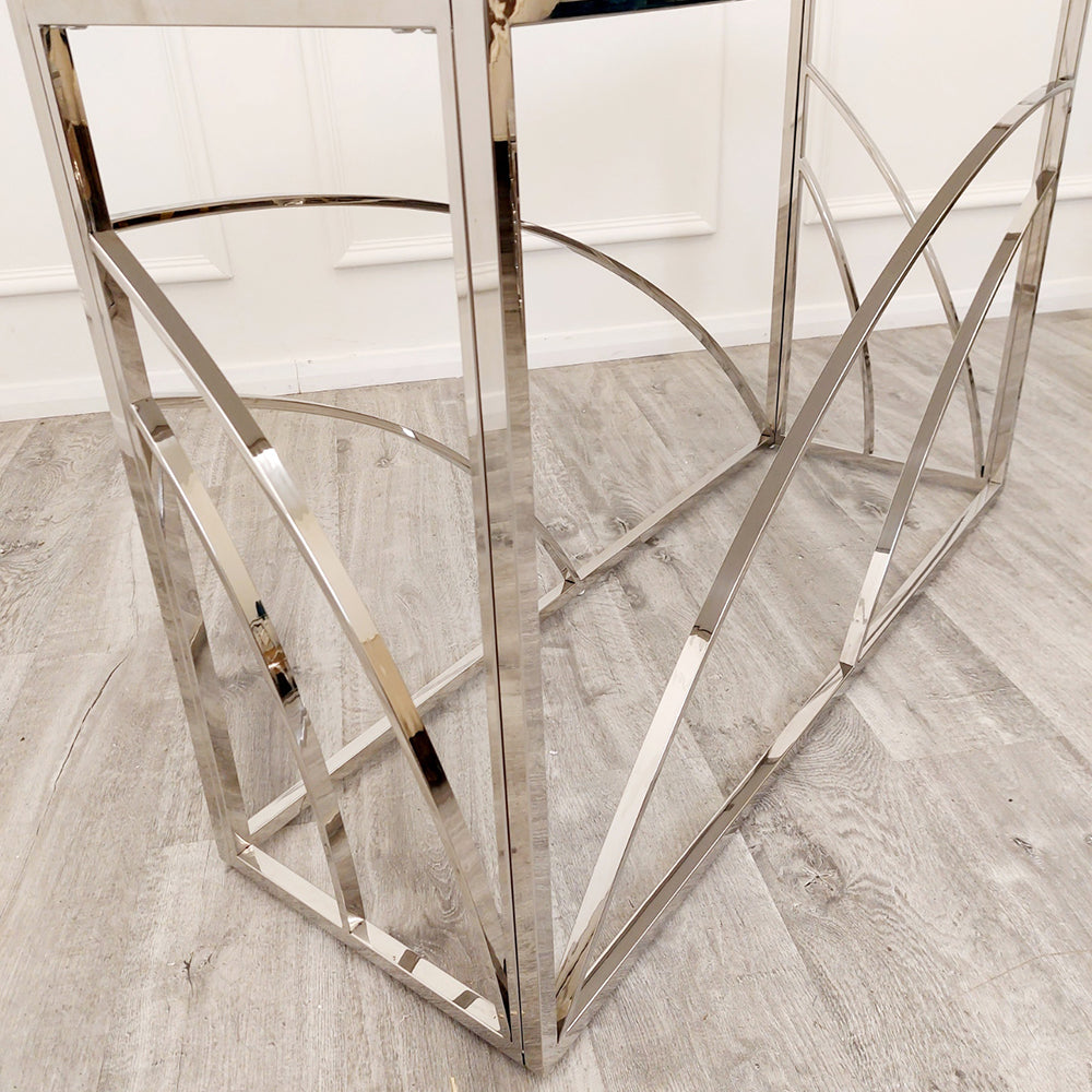 Stella Chrome Console Table