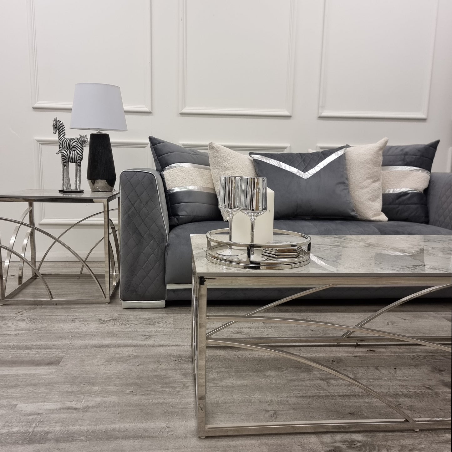 Stella Chrome Coffee Table