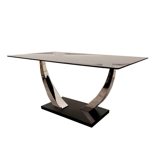 Venus 1.6 Chrome Dining Table