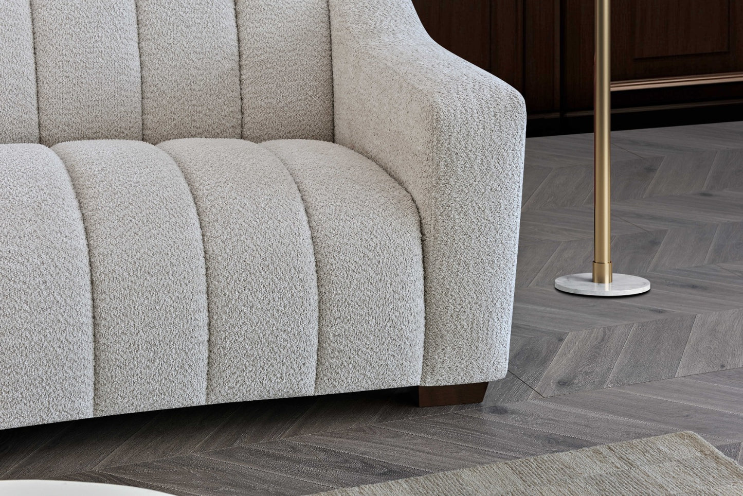 Aluxo Astoria 3 Seater Sofa in Oatmeal Boucle