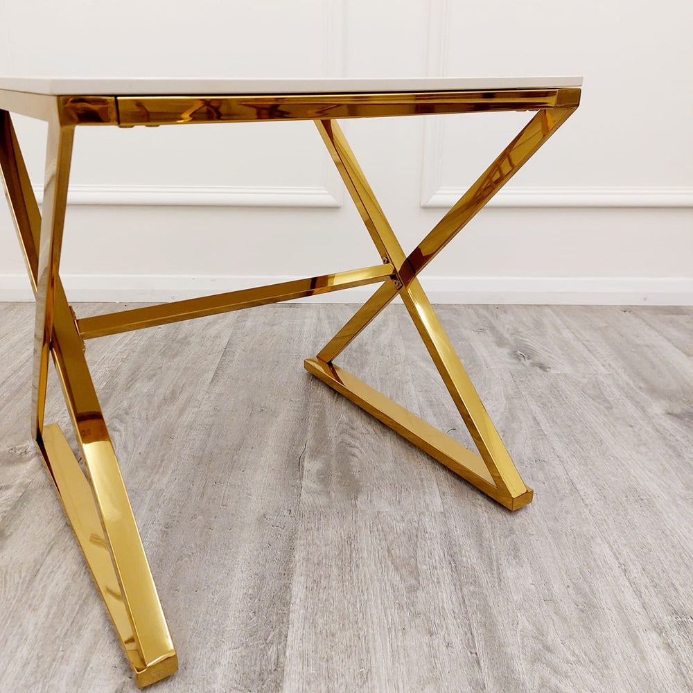 Zion Gold Lamp Table