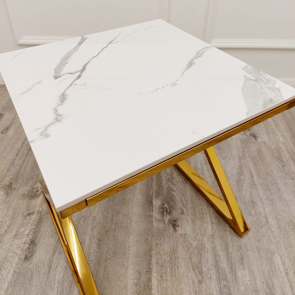 Zion Gold Lamp Table