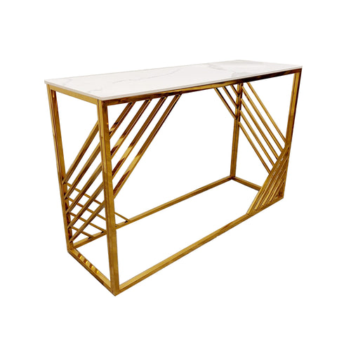 Azure Gold Console Table