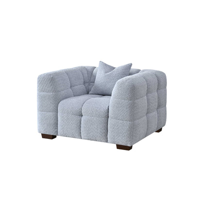Aluxo Tribeca Sofa Range in Pearl Boucle