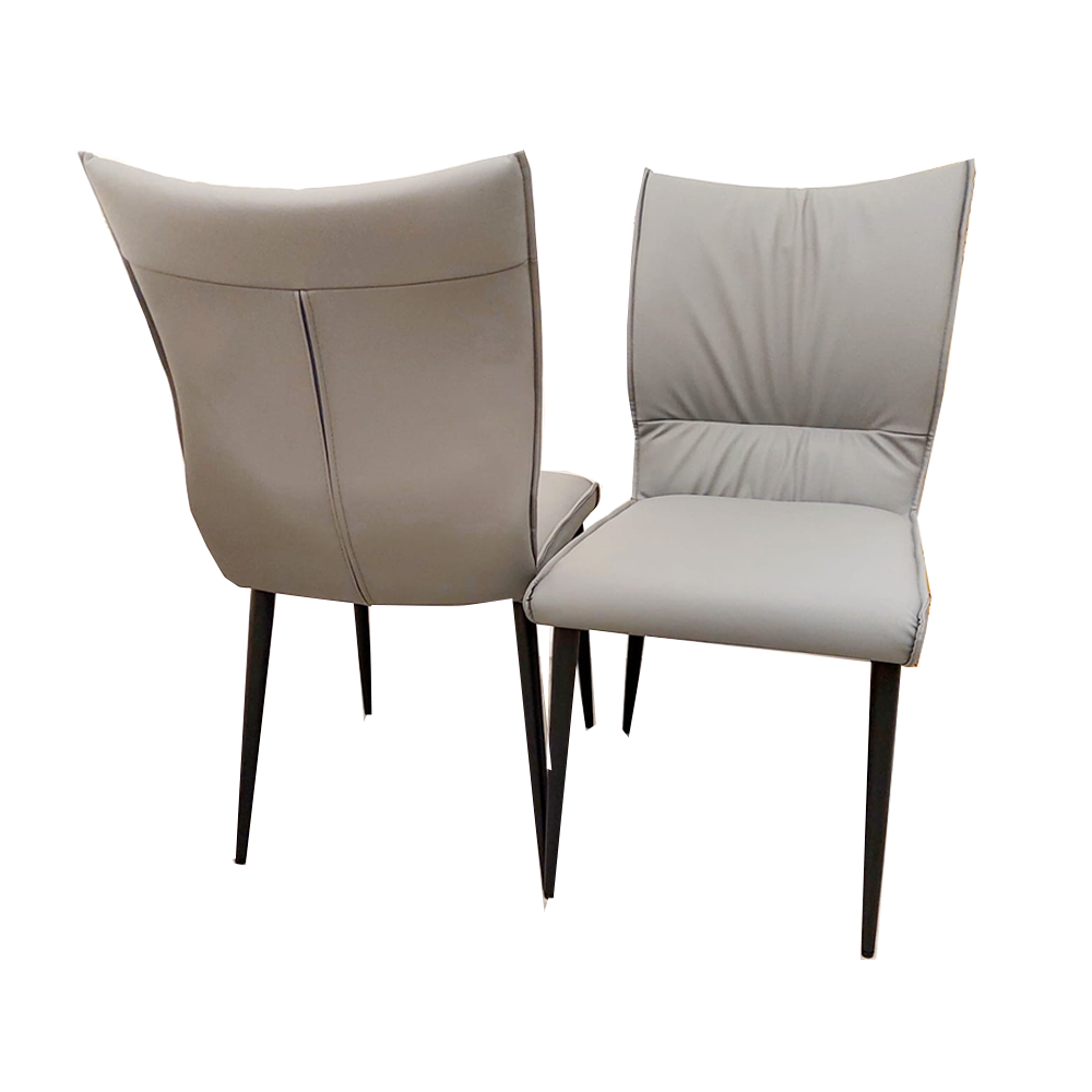 FLORA LEATHER DINING CHAIR