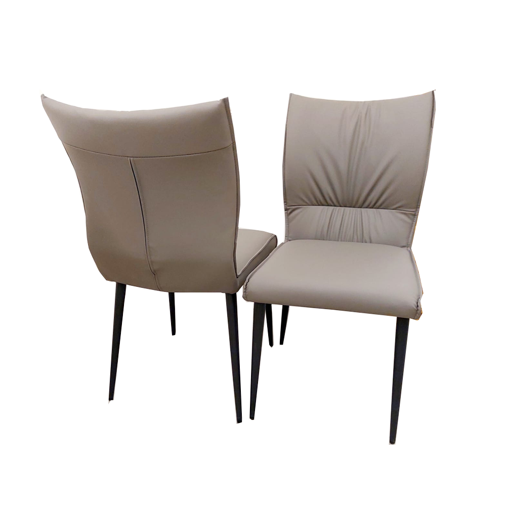 FLORA LEATHER DINING CHAIR