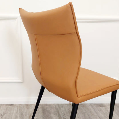 FLORA LEATHER DINING CHAIR