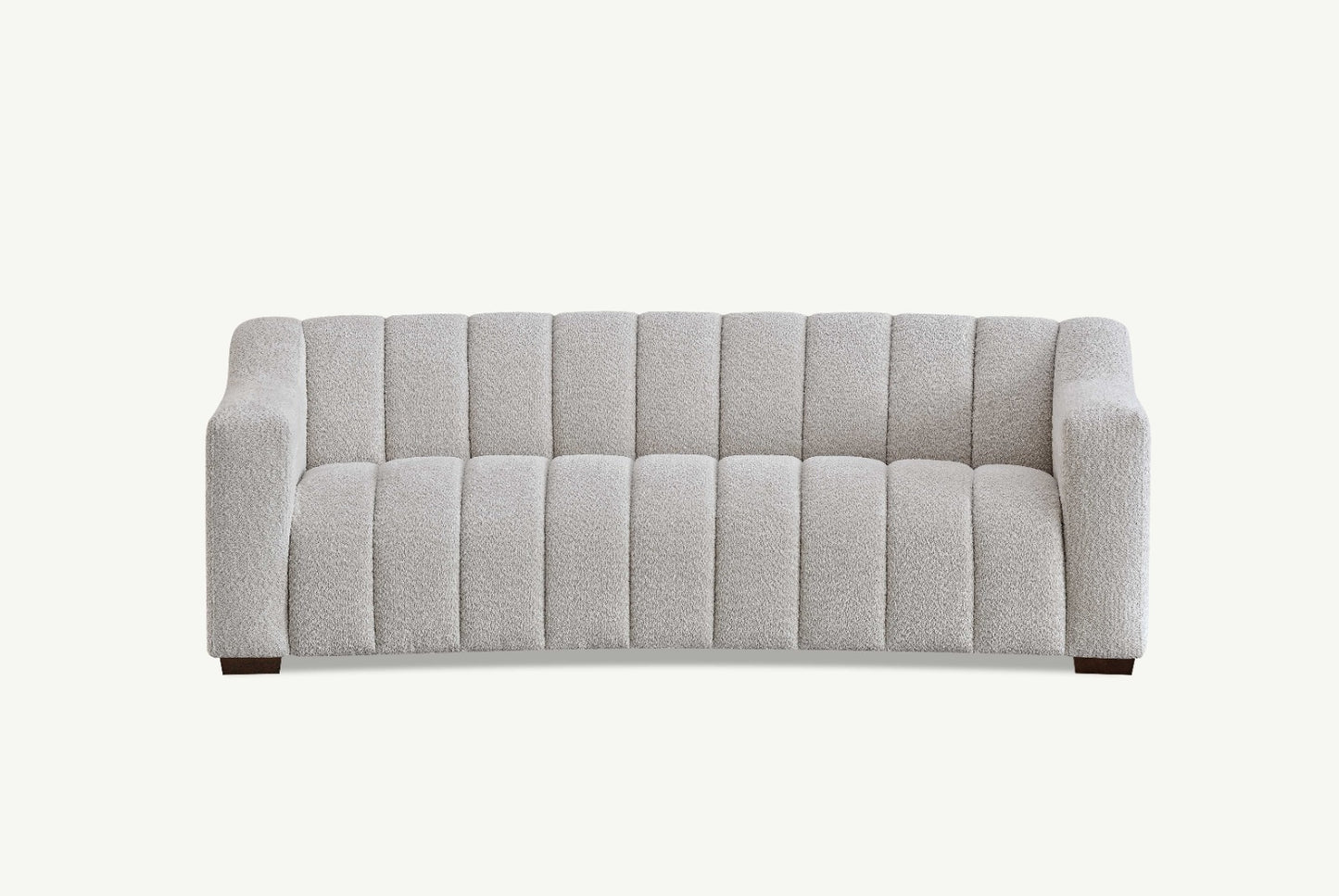 ALUXO ASTORIA 3 SEATER SOFA IN OATMEAL BOUCLE