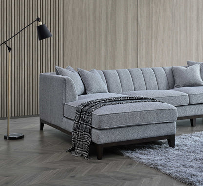 ALUXO COOPER LEFT HAND CORNER SOFA IN DOLPHIN BOUCLE