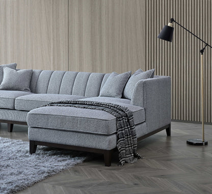 ALUXO COOPER RIGHT HAND CORNER SOFA IN DOLPHIN BOUCLE