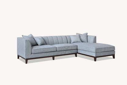 ALUXO COOPER RIGHT HAND CORNER SOFA IN DOLPHIN BOUCLE