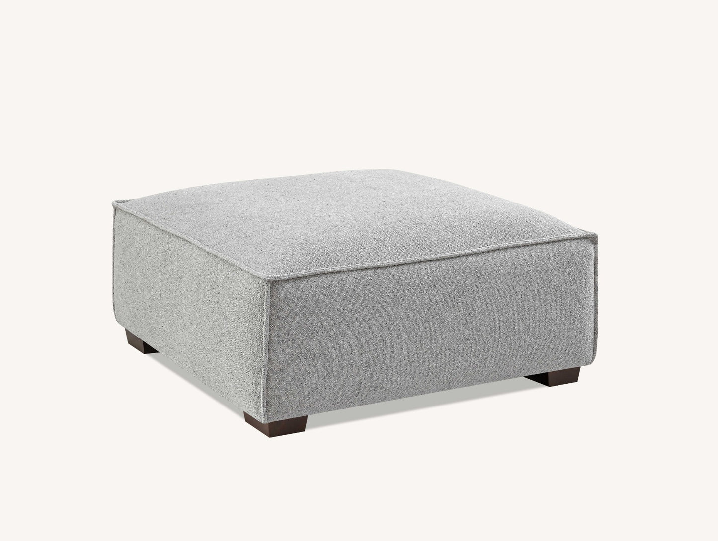 ALUXO DAKOTA 4-SEATER SOFA IN PEBBLE BOUCLE