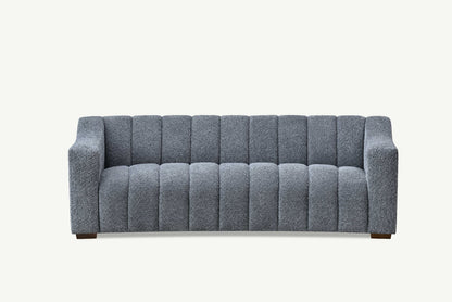 ALUXO ASTORIA 3 SEATER SOFA IN IRON BOUCLE